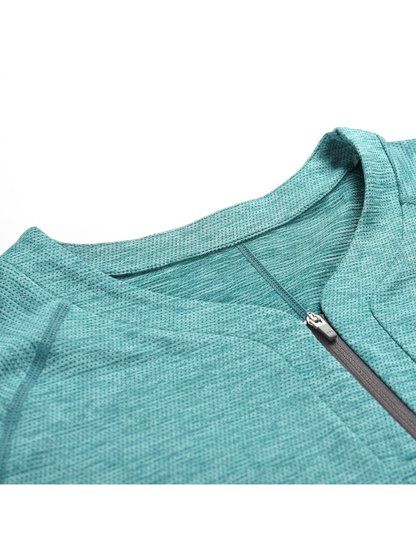 ALPINE PRO Dámský rychleschnoucí cyklistický dres ALPINE PRO GERETA 2 aqua sea