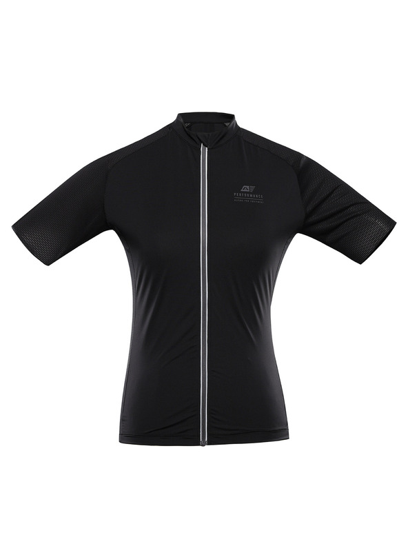 ALPINE PRO Dámský cyklistický dres s cool-dry ALPINE PRO SAGENA 2 black
