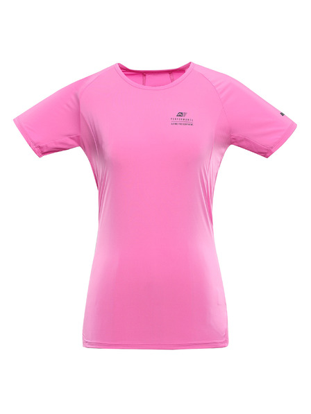 ALPINE PRO Dámské rychleschnoucí triko s cool dry ALPINE PRO BONDA 2 neon pink