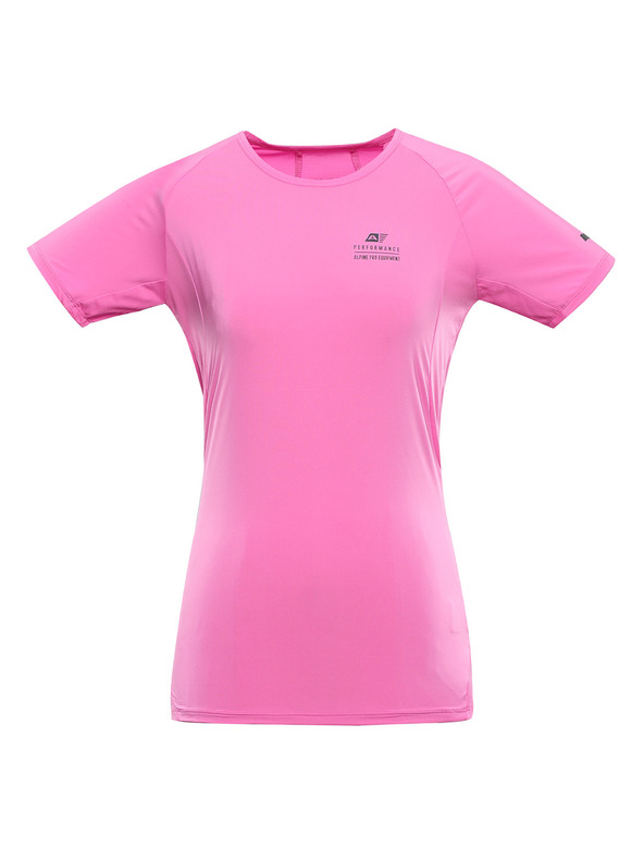 ALPINE PRO Dámské rychleschnoucí triko s cool dry ALPINE PRO BONDA 2 neon pink