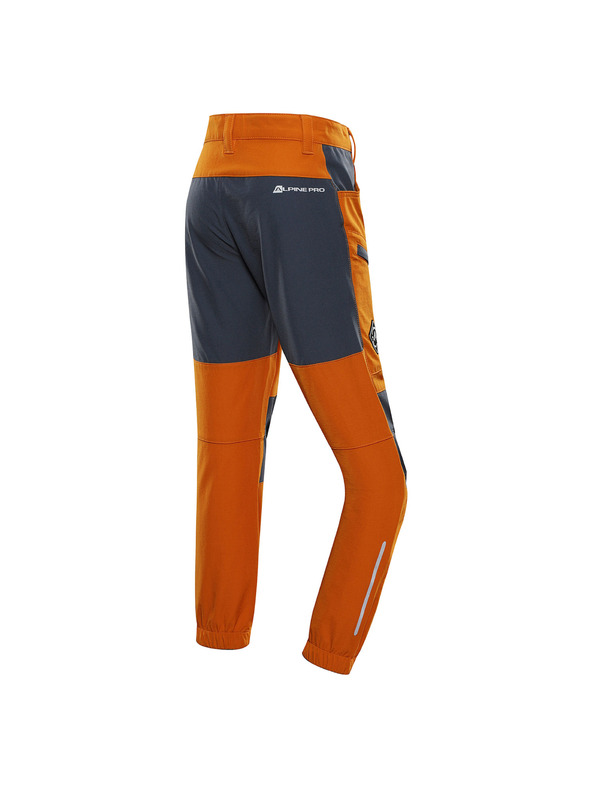 ALPINE PRO Dětské softshellové kalhoty ALPINE PRO AKANO autumn maple