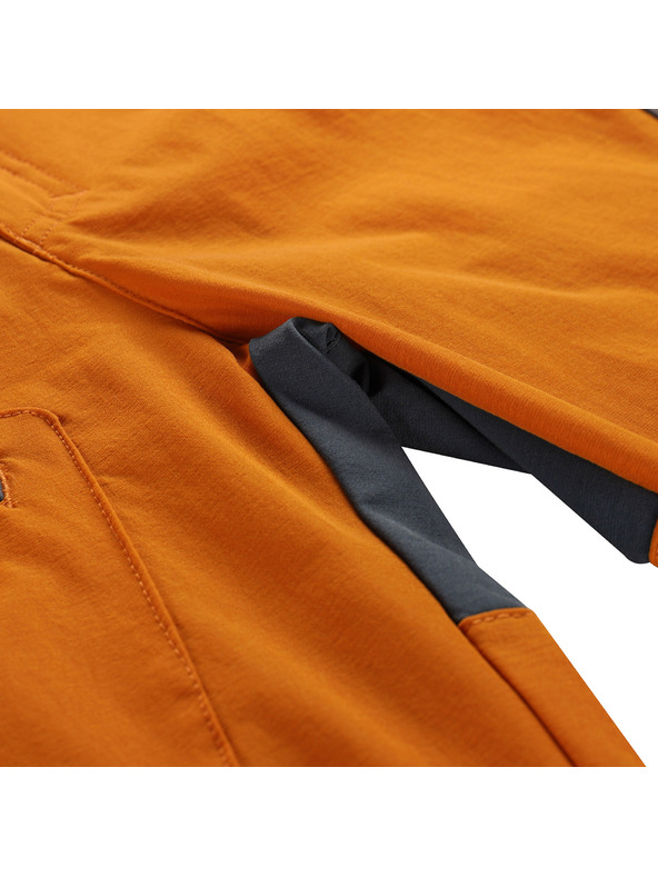 ALPINE PRO Dětské softshellové kalhoty ALPINE PRO AKANO autumn maple