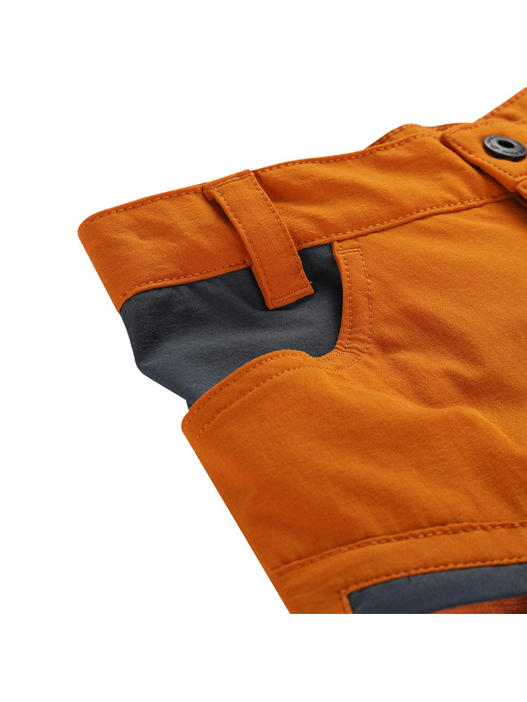 ALPINE PRO Dětské softshellové kalhoty ALPINE PRO AKANO autumn maple