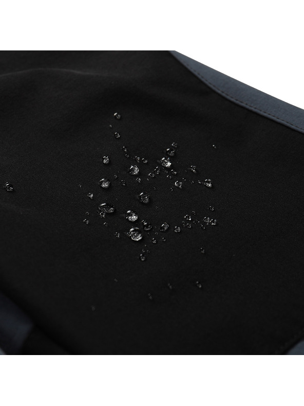 ALPINE PRO Dětské softshellové kalhoty ALPINE PRO AKANO black