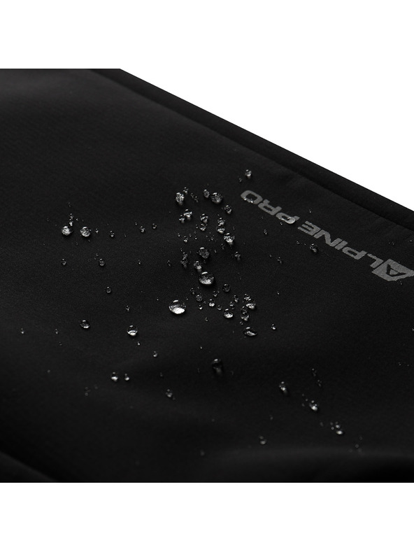 ALPINE PRO Dětské softshellové kalhoty ALPINE PRO ZORTO black