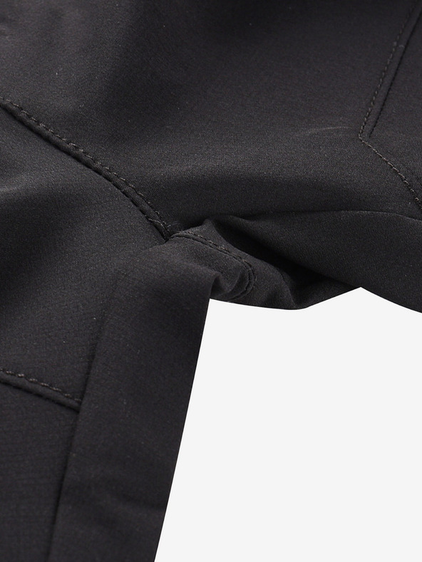 ALPINE PRO Dětské softshellové kraťasy ALPINE PRO BAKO černá