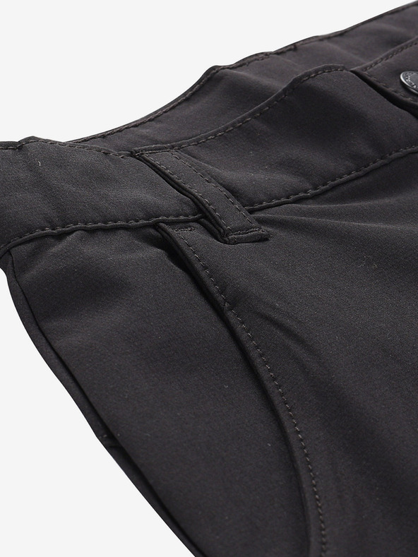 ALPINE PRO Dětské softshellové kraťasy ALPINE PRO BAKO černá