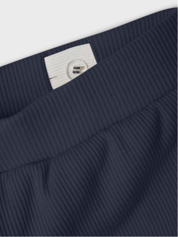 name it Tmavě modré holčičí žebrované kraťasy name it Tara