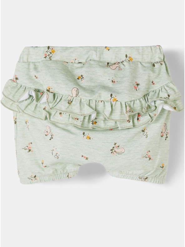 name it Zelené holčičí vzorované kraťasy name it Feline