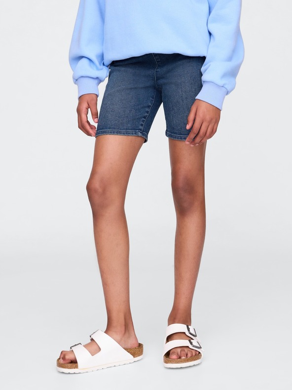 GAP Dětské džínové biker shorts GAP