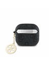 Guess Guess 4G Script PC/PU Charm Pouzdro pro AirPods 4 Black