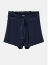 name it Tmavě modré holčičí kraťasy se zavazováním name it Feefee