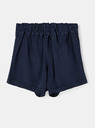 name it Tmavě modré holčičí kraťasy se zavazováním name it Feefee