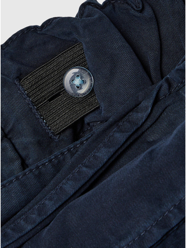 name it Tmavě modré holčičí kraťasy se zavazováním name it Feefee