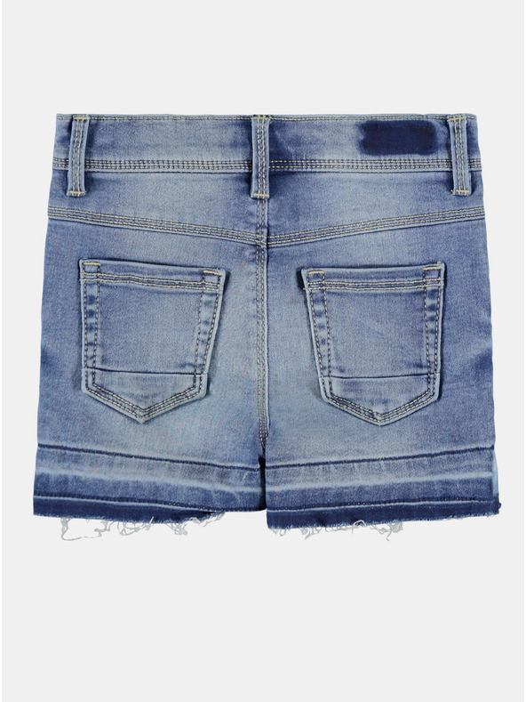 name it Světle modré holčičí džínové kraťasy name it Salli