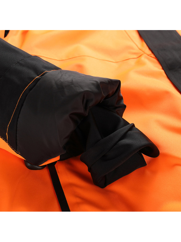 ALPINE PRO Pánská lyžařská bunda s membránou ptx snow ALPINE PRO DEAR neon shocking orange