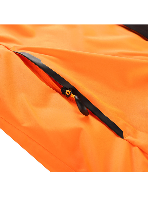 ALPINE PRO Pánská lyžařská bunda s membránou ptx snow ALPINE PRO DEAR neon shocking orange