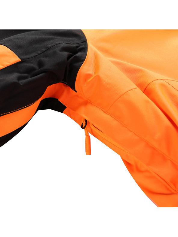 ALPINE PRO Pánská lyžařská bunda s membránou ptx snow ALPINE PRO DEAR neon shocking orange