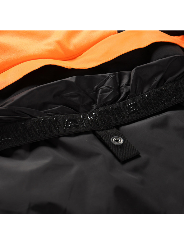 ALPINE PRO Pánská lyžařská bunda s membránou ptx snow ALPINE PRO DEAR neon shocking orange