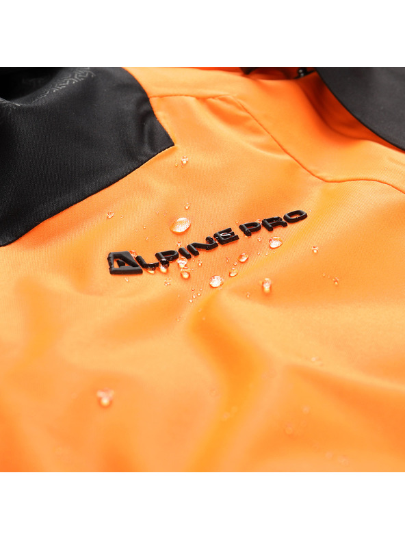 ALPINE PRO Pánská lyžařská bunda s membránou ptx snow ALPINE PRO DEAR neon shocking orange