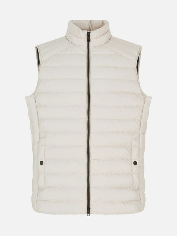 Geox Černá pánská péřová vesta Geox Kennet