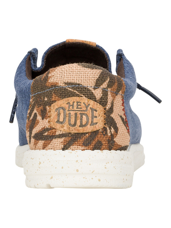 Hey Dude Pánské modré mokasíny Hey Dude