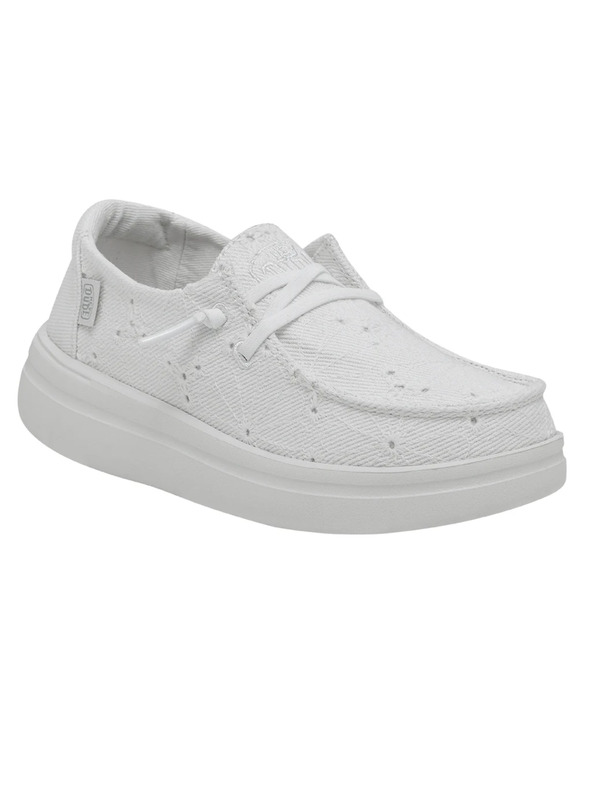Hey Dude Dámské bílé mokasíny Hey Dude