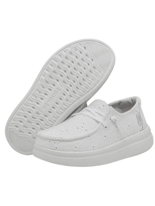 Hey Dude Dámské bílé mokasíny Hey Dude