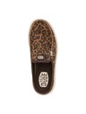 Hey Dude Dámské pantofle na platformě s leopardím vzorem Hey Dude