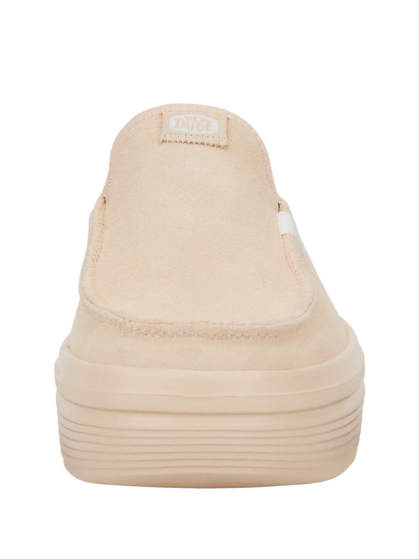 Hey Dude Dámské béžové pantofle na platformě Hey Dude