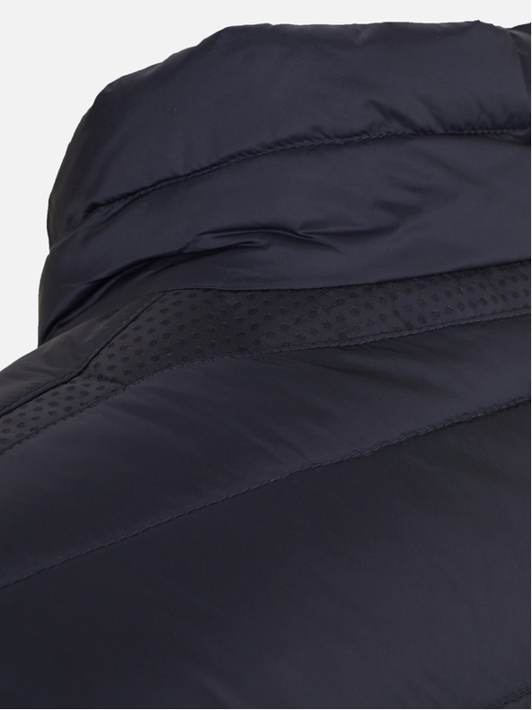 Geox Tmavě modrá pánská prošívaná bunda Geox Dereck