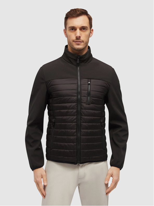 Geox Černá pánská bunda Geox Sapienza