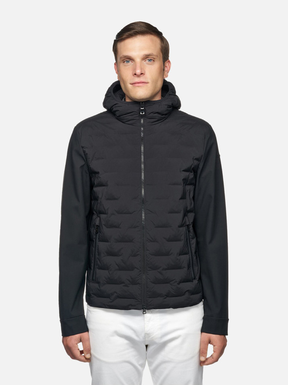 Geox Černá pánská bunda Geox Sapienza