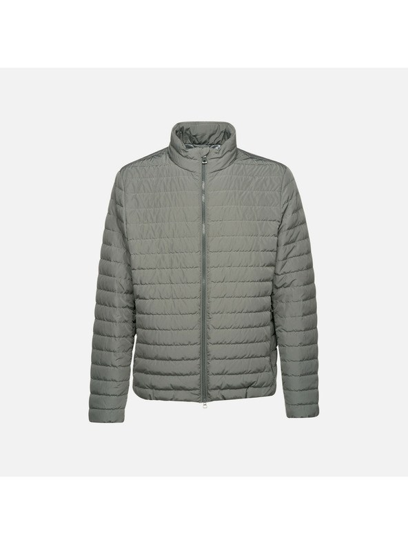 Geox Khaki pánské péřová bunda Geox Warrens