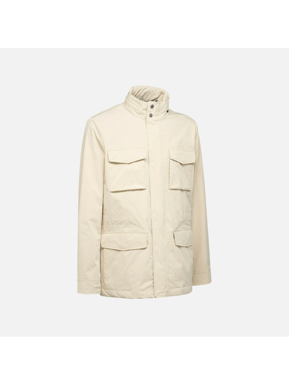 Geox Béžová pánská bunda Geox Damon