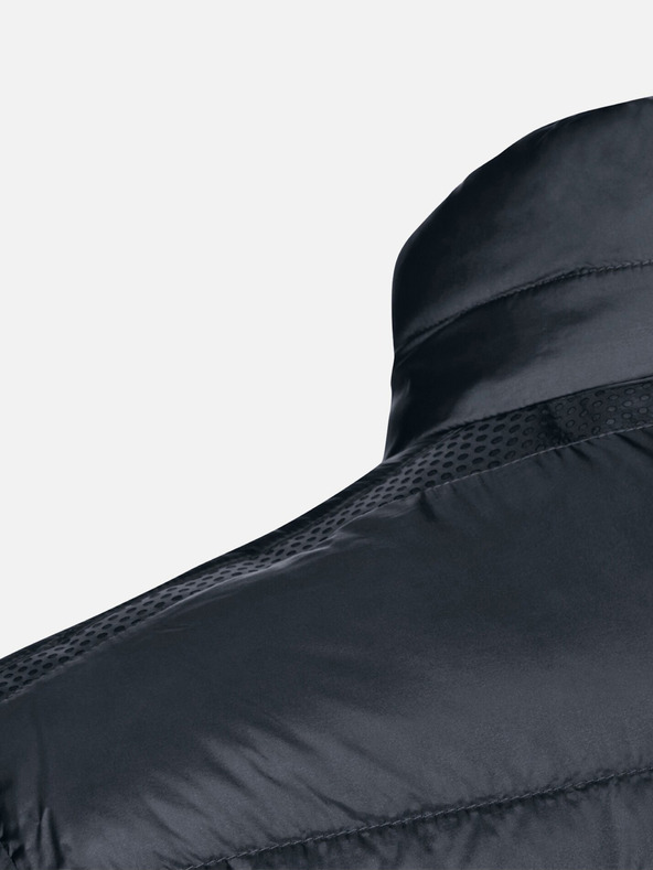 Geox Tmavě modrá pánská prošívaná bunda Geox Warrens