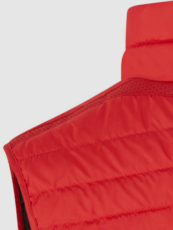 Geox Červená pánská péřová vesta Geox Kennet