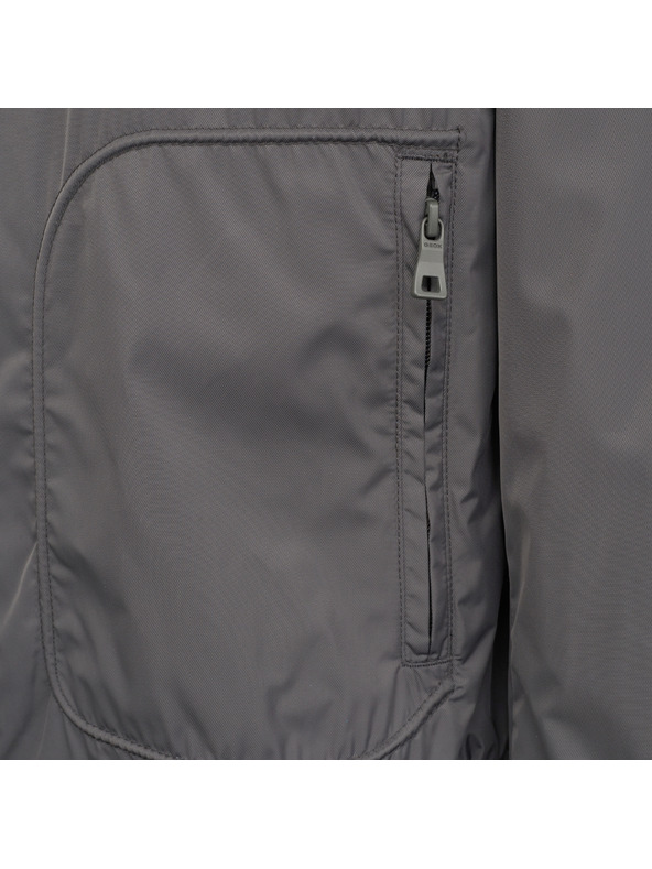 Geox Tmavě šedá pánská bunda Geox Snake