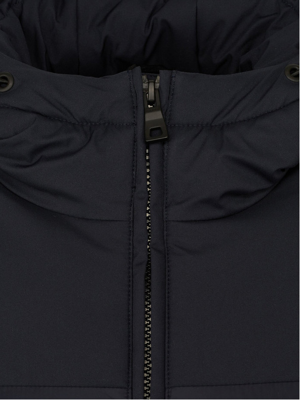 Geox Černá pánská prošívaná bunda Geox Sapienza