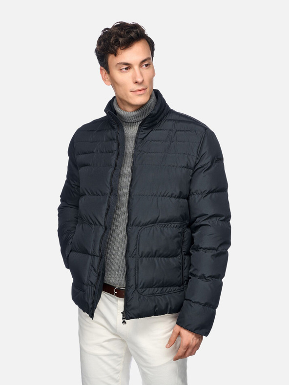 Geox Tmavě modrá pánská bunda Geox Magnete