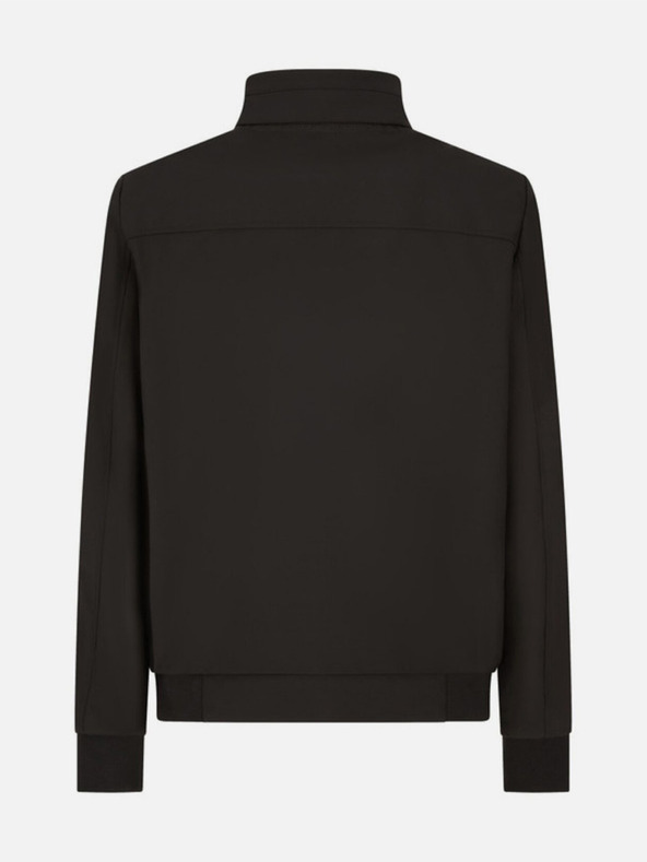 Geox Černá pánská péřová bunda Geox Spherica