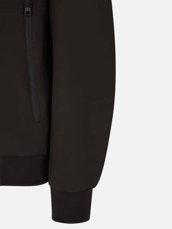 Geox Černá pánská péřová bunda Geox Spherica