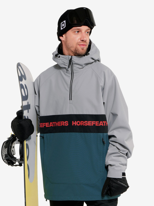 Horsefeathers Bunda Gordie Horsefeathers - šedá