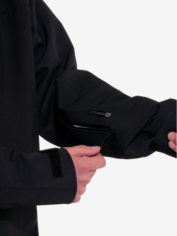 Horsefeathers 3-vrstvá bunda Terra - black velikost M Horsefeathers