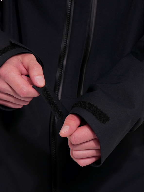 Horsefeathers 3-vrstvá bunda Terra - black velikost M Horsefeathers