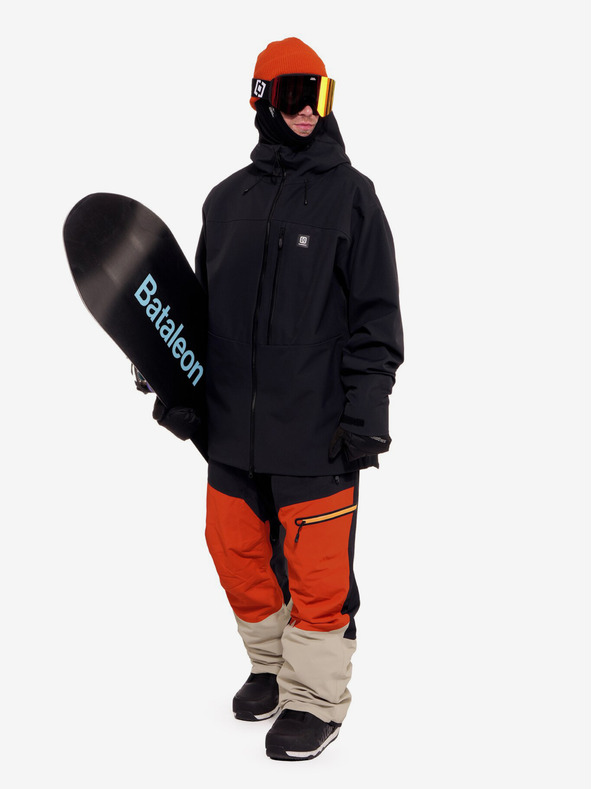 Horsefeathers 3-vrstvá bunda Terra - black velikost M Horsefeathers