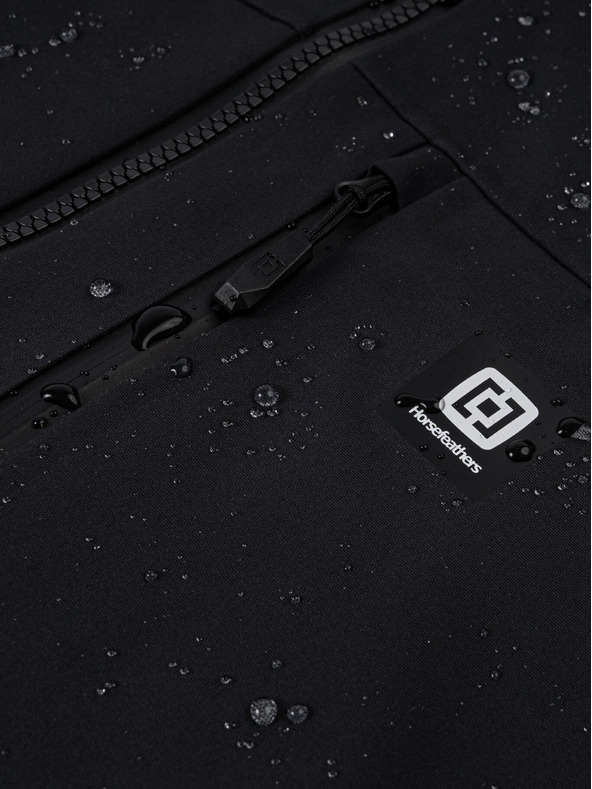 Horsefeathers 3-vrstvá bunda Terra - black velikost M Horsefeathers