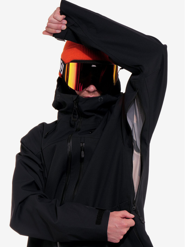 Horsefeathers 3-vrstvá bunda Terra - black velikost M Horsefeathers