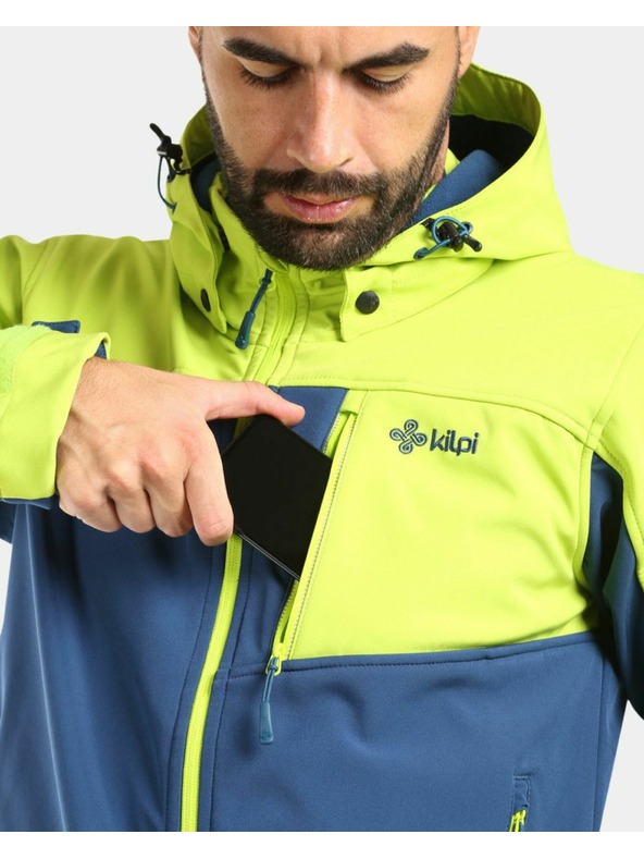 Kilpi Pánská softshellová bunda Kilpi RAVIO-M Světle zelená