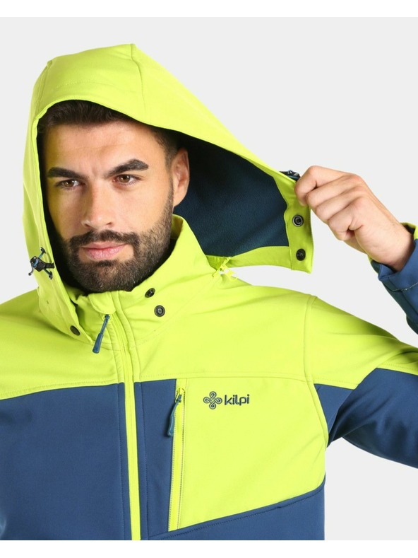 Kilpi Pánská softshellová bunda Kilpi RAVIO-M Světle zelená